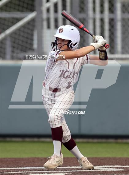 Thumbnail 2 in Round Rock @ Dripping Springs (UIL 6A Softball Bi-District Playoff) photogallery.