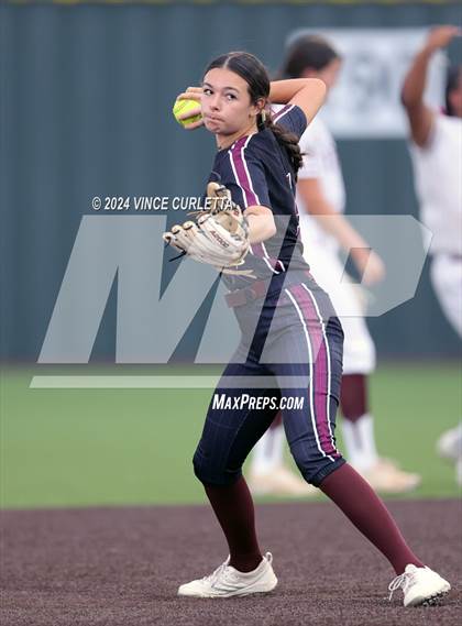 Thumbnail 2 in Round Rock @ Dripping Springs (UIL 6A Softball Bi-District Playoff) photogallery.