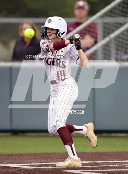 Thumbnail 1 in Round Rock @ Dripping Springs (UIL 6A Softball Bi-District Playoff) photogallery.