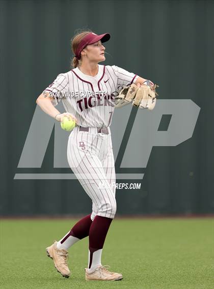 Thumbnail 2 in Round Rock @ Dripping Springs (UIL 6A Softball Bi-District Playoff) photogallery.