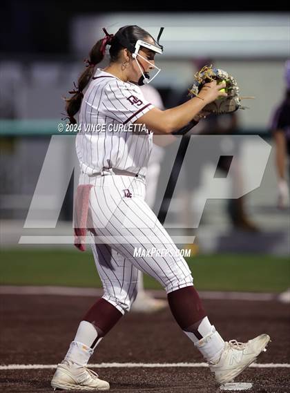 Thumbnail 1 in Round Rock @ Dripping Springs (UIL 6A Softball Bi-District Playoff) photogallery.