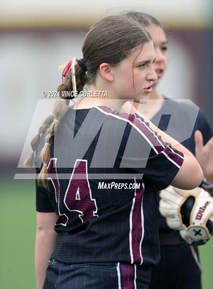 Thumbnail 2 in Round Rock @ Dripping Springs (UIL 6A Softball Bi-District Playoff) photogallery.