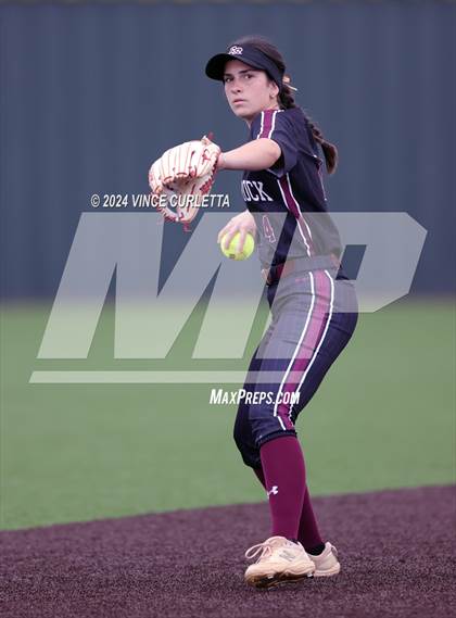 Thumbnail 1 in Round Rock @ Dripping Springs (UIL 6A Softball Bi-District Playoff) photogallery.