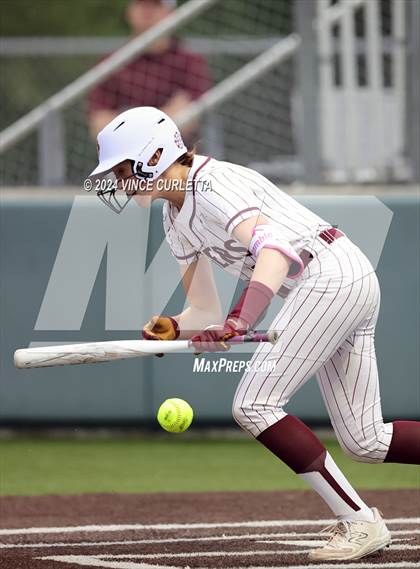 Thumbnail 1 in Round Rock @ Dripping Springs (UIL 6A Softball Bi-District Playoff) photogallery.