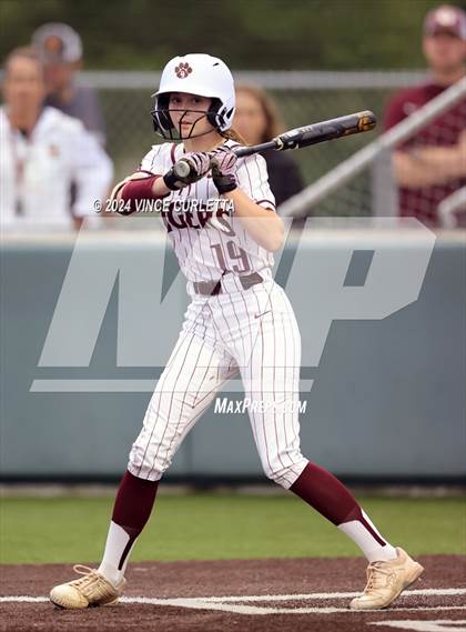 Thumbnail 2 in Round Rock @ Dripping Springs (UIL 6A Softball Bi-District Playoff) photogallery.