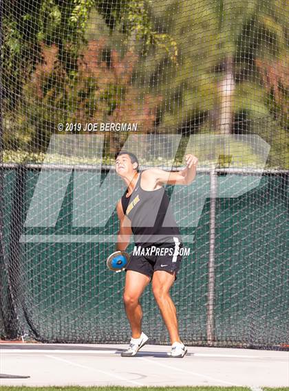 Thumbnail 3 in CIF Track and Field Championships (Boys Discus Finals) photogallery.