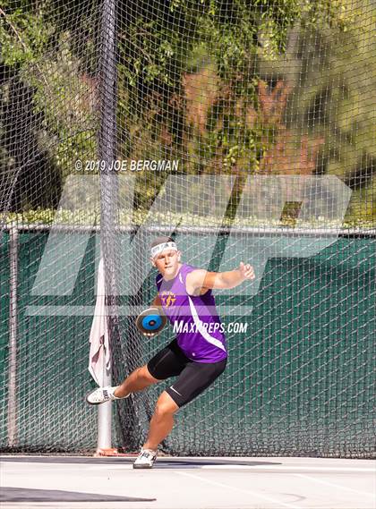 Thumbnail 2 in CIF Track and Field Championships (Boys Discus Finals) photogallery.
