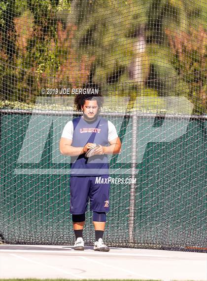 Thumbnail 2 in CIF Track and Field Championships (Boys Discus Finals) photogallery.
