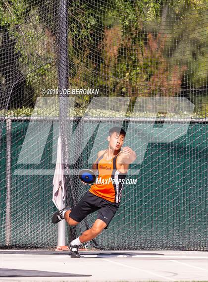 Thumbnail 2 in CIF Track and Field Championships (Boys Discus Finals) photogallery.