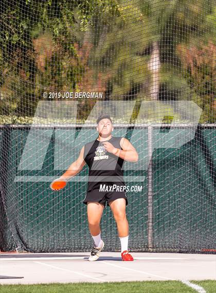Thumbnail 2 in CIF Track and Field Championships (Boys Discus Finals) photogallery.