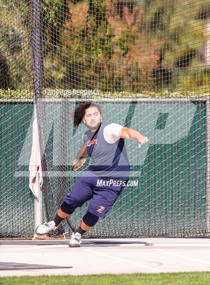Thumbnail 1 in CIF Track and Field Championships (Boys Discus Finals) photogallery.