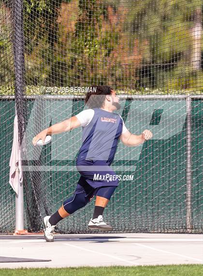 Thumbnail 1 in CIF Track and Field Championships (Boys Discus Finals) photogallery.
