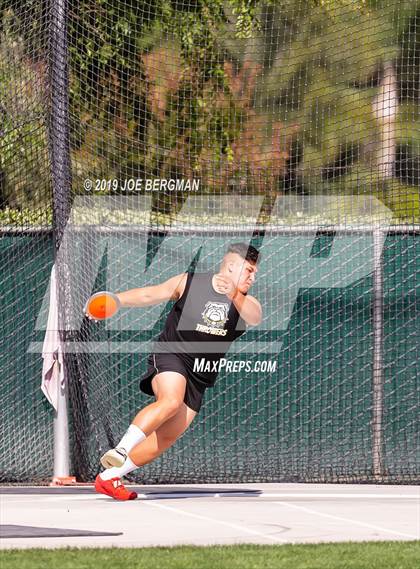 Thumbnail 3 in CIF Track and Field Championships (Boys Discus Finals) photogallery.