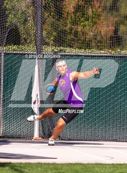 Thumbnail 1 in CIF Track and Field Championships (Boys Discus Finals) photogallery.