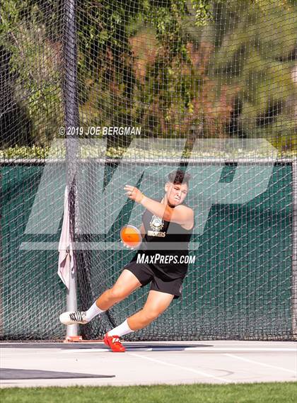 Thumbnail 2 in CIF Track and Field Championships (Boys Discus Finals) photogallery.