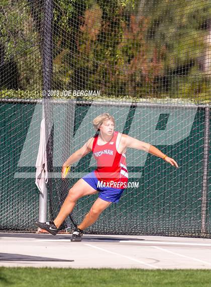 Thumbnail 2 in CIF Track and Field Championships (Boys Discus Finals) photogallery.