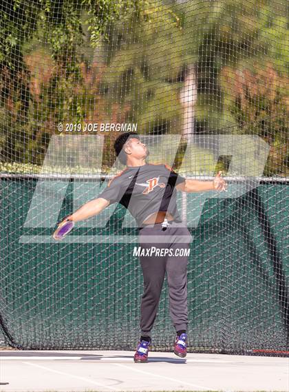 Thumbnail 2 in CIF Track and Field Championships (Boys Discus Finals) photogallery.