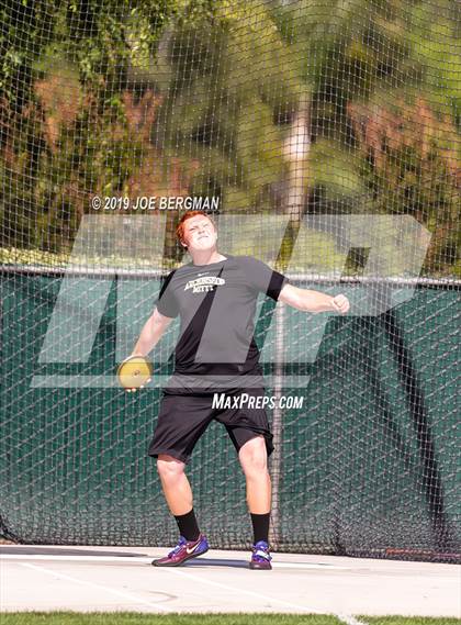 Thumbnail 2 in CIF Track and Field Championships (Boys Discus Finals) photogallery.