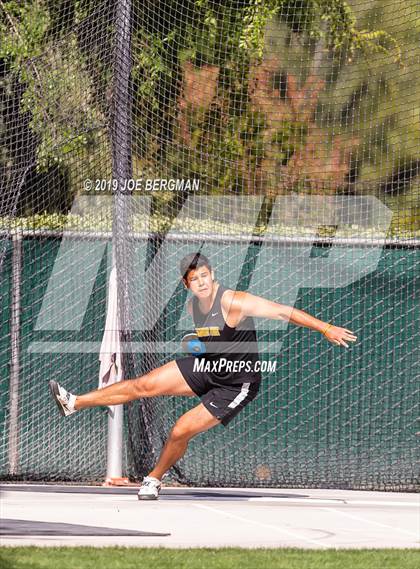 Thumbnail 3 in CIF Track and Field Championships (Boys Discus Finals) photogallery.