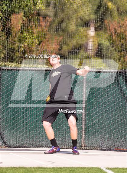 Thumbnail 1 in CIF Track and Field Championships (Boys Discus Finals) photogallery.