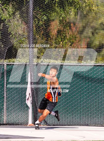 Thumbnail 1 in CIF Track and Field Championships (Boys Discus Finals) photogallery.