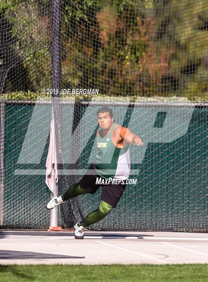 Thumbnail 3 in CIF Track and Field Championships (Boys Discus Finals) photogallery.