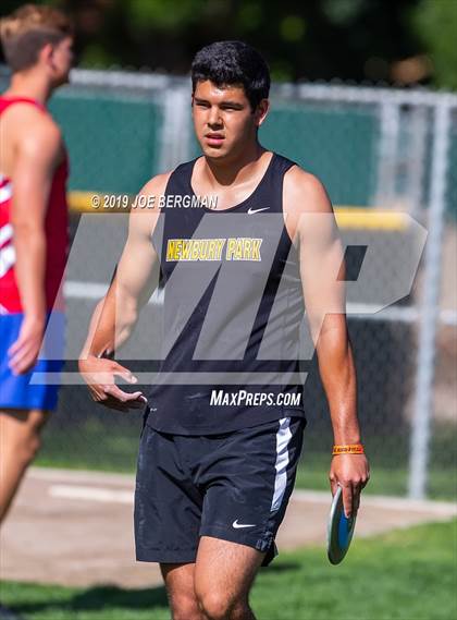 Thumbnail 1 in CIF Track and Field Championships (Boys Discus Finals) photogallery.