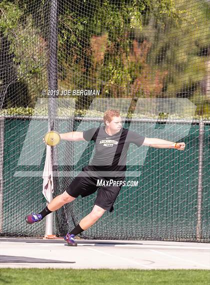 Thumbnail 3 in CIF Track and Field Championships (Boys Discus Finals) photogallery.