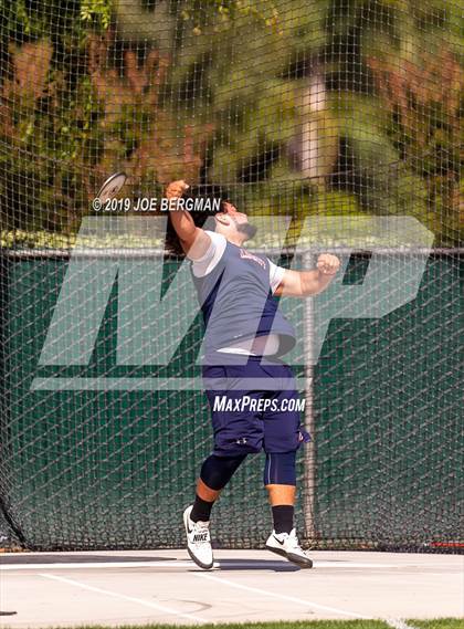 Thumbnail 3 in CIF Track and Field Championships (Boys Discus Finals) photogallery.