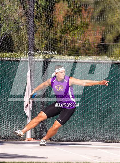 Thumbnail 2 in CIF Track and Field Championships (Boys Discus Finals) photogallery.