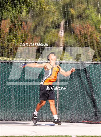 Thumbnail 3 in CIF Track and Field Championships (Boys Discus Finals) photogallery.