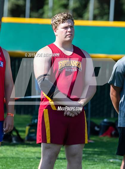 Thumbnail 1 in CIF Track and Field Championships (Boys Discus Finals) photogallery.