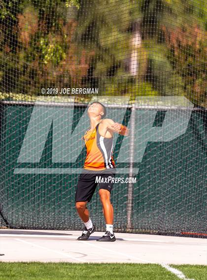 Thumbnail 1 in CIF Track and Field Championships (Boys Discus Finals) photogallery.