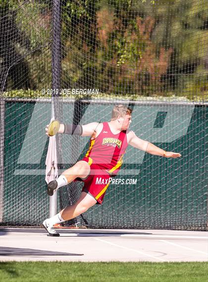 Thumbnail 2 in CIF Track and Field Championships (Boys Discus Finals) photogallery.