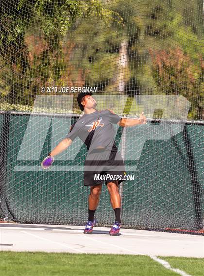 Thumbnail 3 in CIF Track and Field Championships (Boys Discus Finals) photogallery.