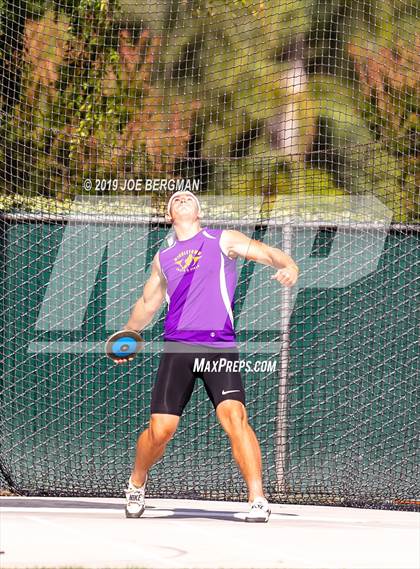 Thumbnail 3 in CIF Track and Field Championships (Boys Discus Finals) photogallery.
