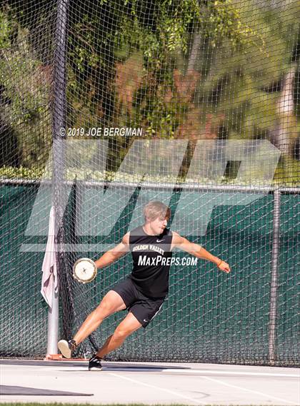 Thumbnail 3 in CIF Track and Field Championships (Boys Discus Finals) photogallery.