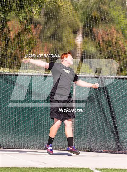 Thumbnail 3 in CIF Track and Field Championships (Boys Discus Finals) photogallery.