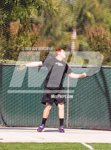 Thumbnail 2 in CIF Track and Field Championships (Boys Discus Finals) photogallery.