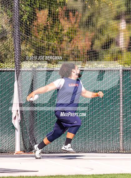 Thumbnail 2 in CIF Track and Field Championships (Boys Discus Finals) photogallery.