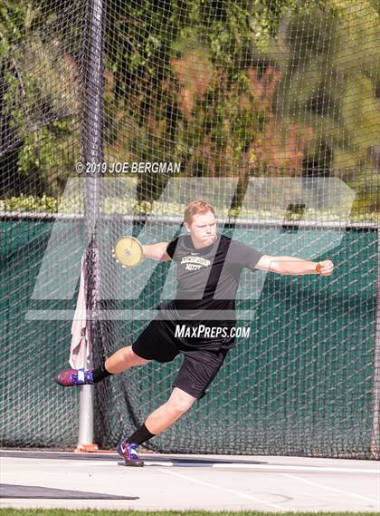 Thumbnail 1 in CIF Track and Field Championships (Boys Discus Finals) photogallery.