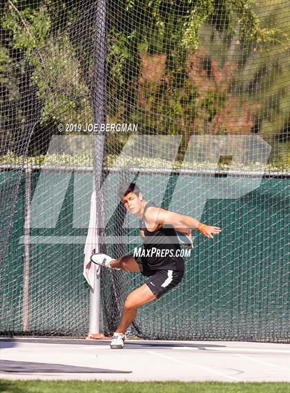 Thumbnail 2 in CIF Track and Field Championships (Boys Discus Finals) photogallery.