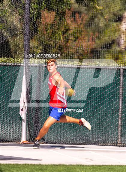 Thumbnail 1 in CIF Track and Field Championships (Boys Discus Finals) photogallery.