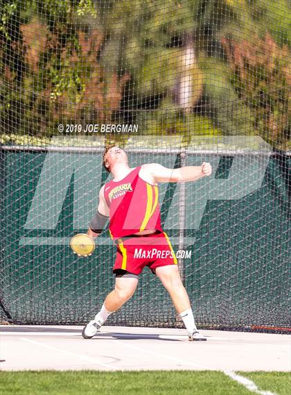 Thumbnail 3 in CIF Track and Field Championships (Boys Discus Finals) photogallery.