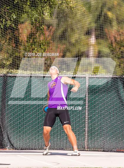 Thumbnail 1 in CIF Track and Field Championships (Boys Discus Finals) photogallery.