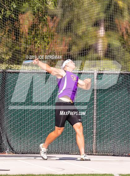 Thumbnail 2 in CIF Track and Field Championships (Boys Discus Finals) photogallery.