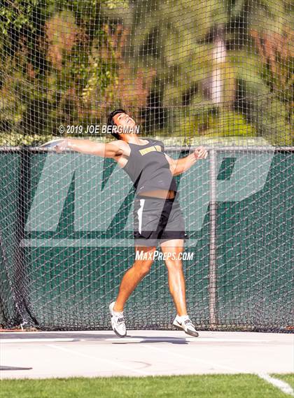 Thumbnail 2 in CIF Track and Field Championships (Boys Discus Finals) photogallery.