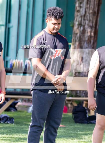 Thumbnail 1 in CIF Track and Field Championships (Boys Discus Finals) photogallery.