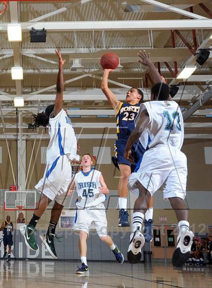 Thumbnail 3 in JW North vs. Sacred Heart Cathedral (MaxPreps Holiday Classic) photogallery.