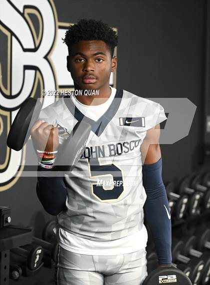 Thumbnail 2 in St. John Bosco (Preseason Football Photoshoot) photogallery.